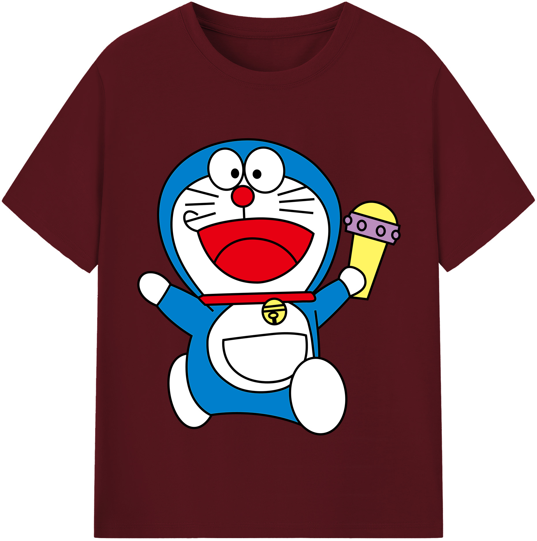 （画像用） ドラえもん Doraemon 綿100％半袖Tシャツ（フロントプリント）